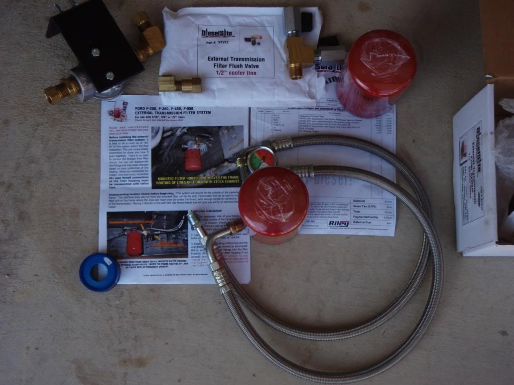 For Sale DieselSite Remote Transmission Filter Kit Ford Powerstroke